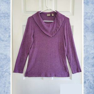 Chicos Purple Knit Top